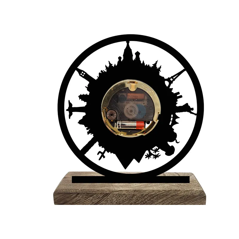 Shade City Analog Table Clock media 3