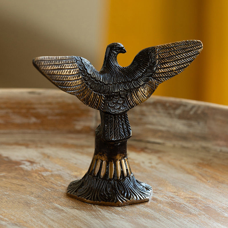 Wind In Wings Brass Showpiece