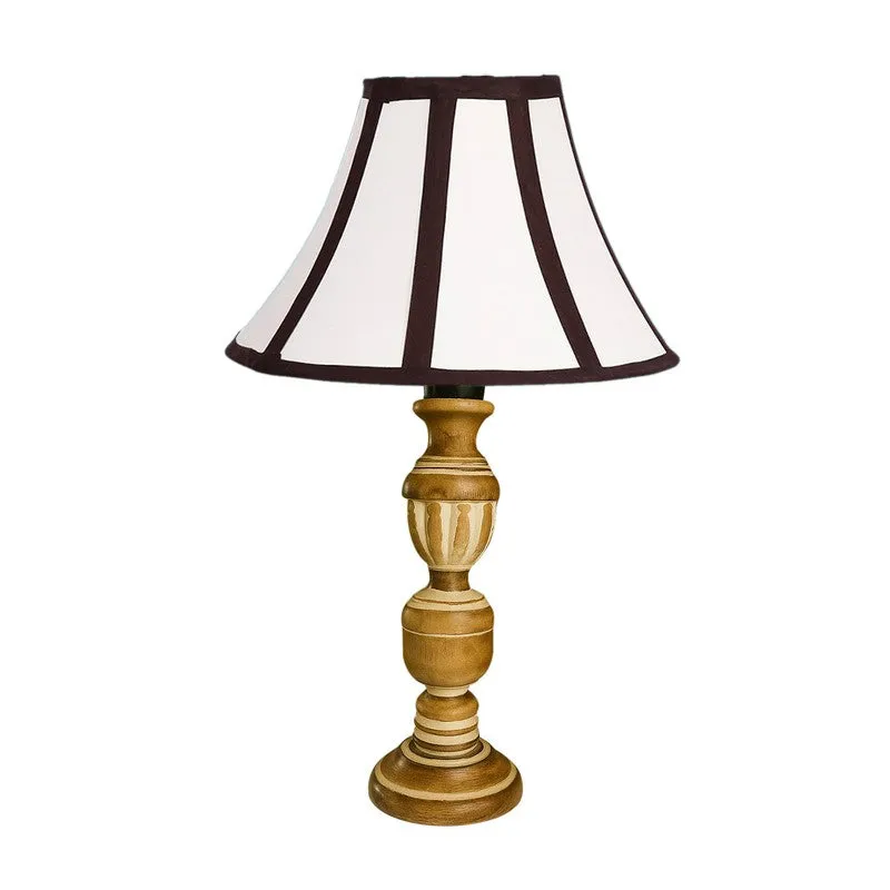 Zenrae Zyn Wooden Table Lamp - White media 5