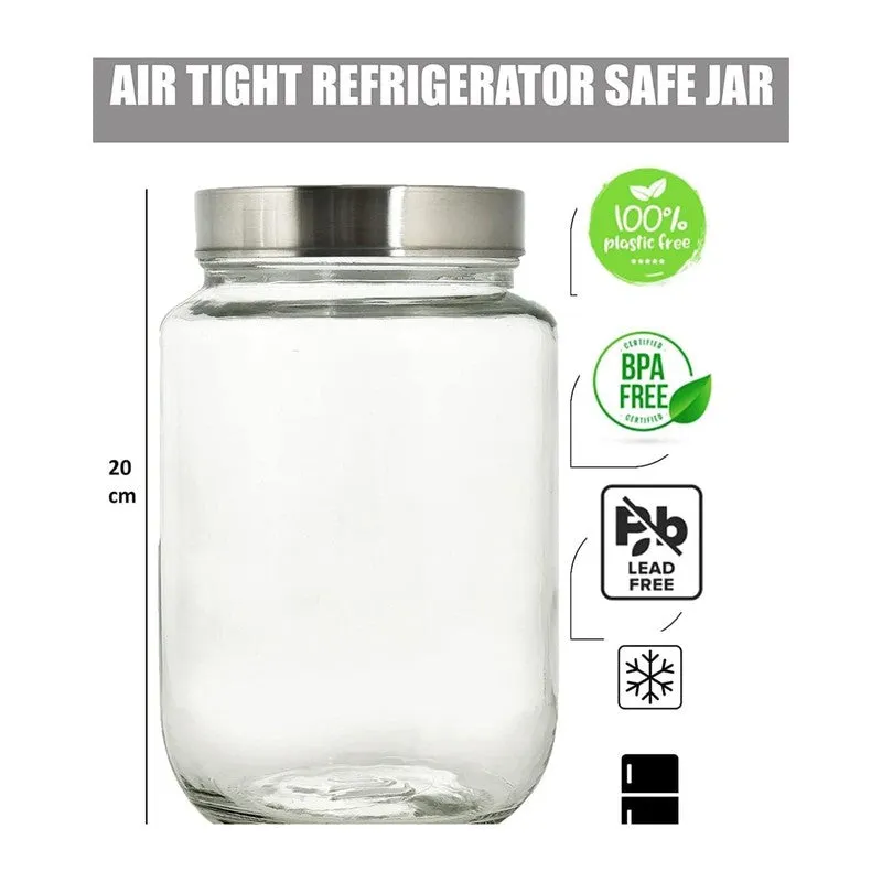 KitchenVault Glass Jar (1500 mL Each) - Set Of Two media 6