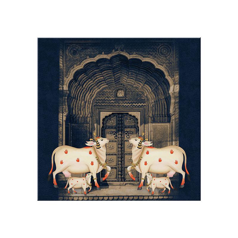 Cattle Archway Entrance Wall Painting media 4