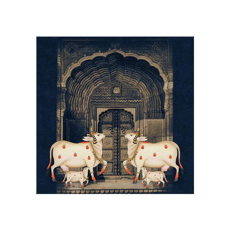 Cattle Archway Entrance Wall Painting media 4