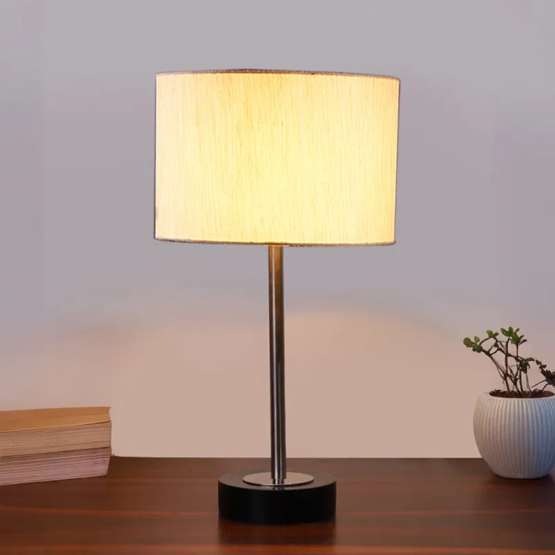 Cotin I Rodin Wooden Table Lamp - Beige,Silver,Black media 2