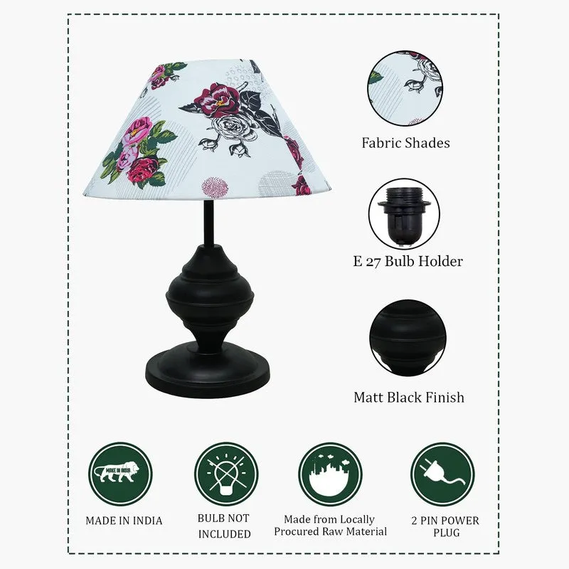 Danica Oh Rose Fabric Table Lamp - Multicolor media 5