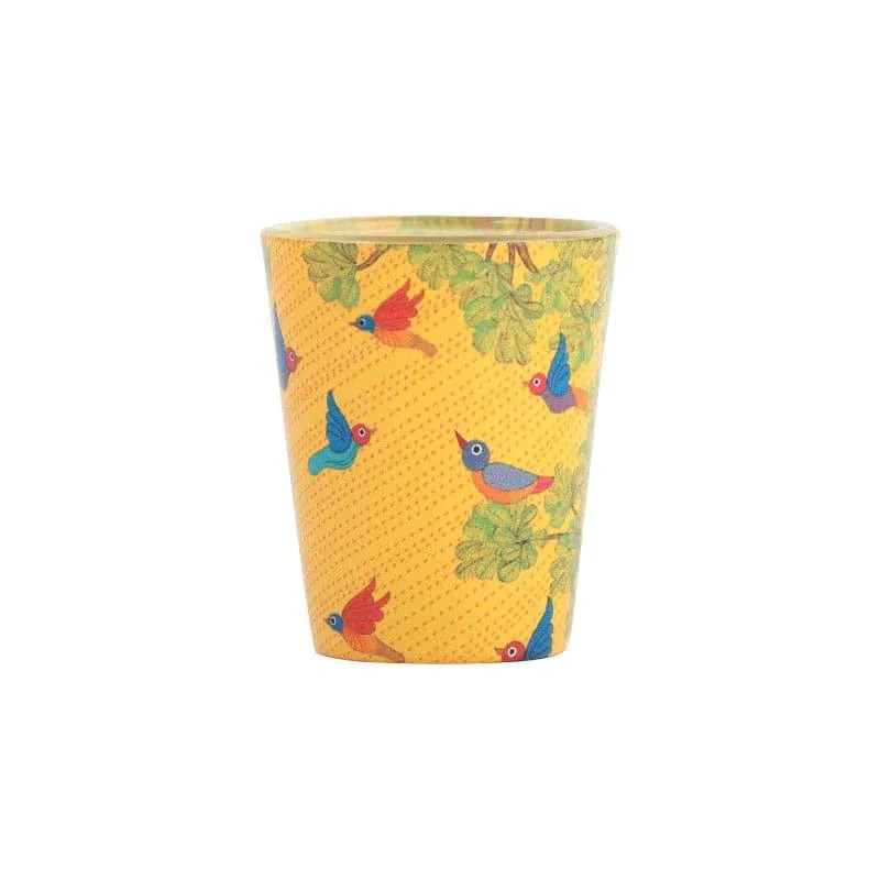 Chidiya Frosted Shot Glass (30 ml) - Set Of Four media 4