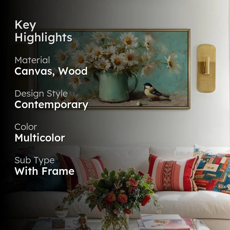 Garden Memoir Canvas Wall Painting With Frame media 2