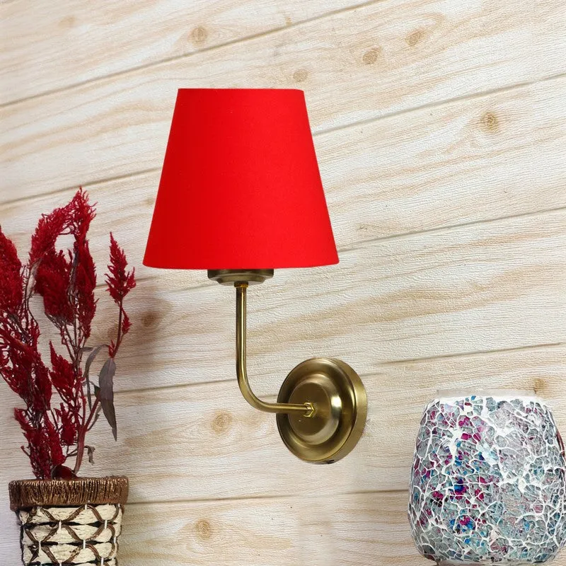 Lumoire Cone Metal Wall Lamp - Gold,Red media 3