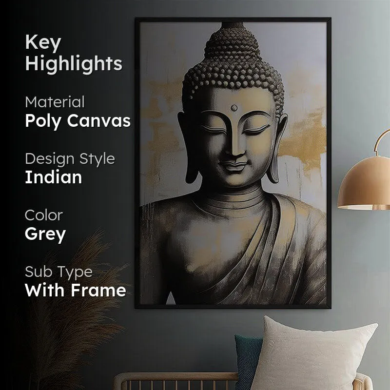 Sublime Smile Wall Painting With Frame media 2