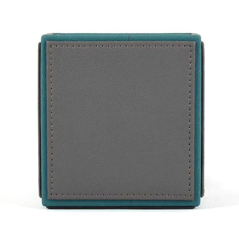 Tisca Slant Faux Leather Desk Organizer - Grey media 8