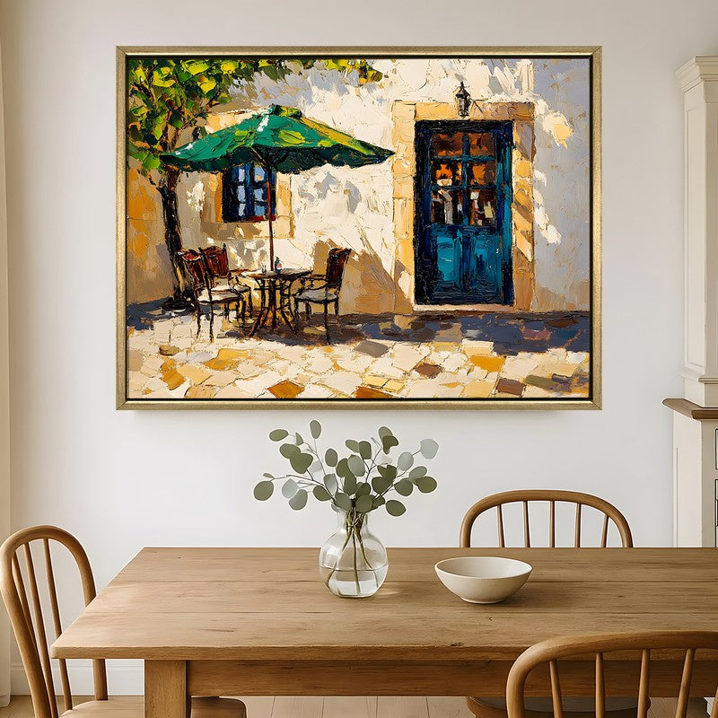 Midday Solitude Canvas Wall Painting With Frame