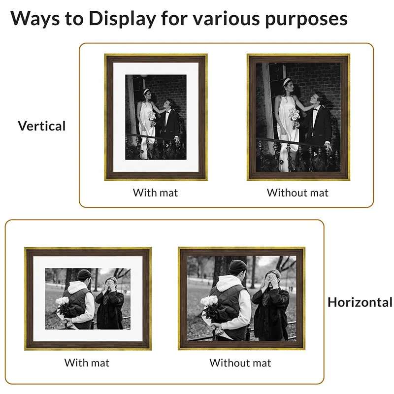 Treega Nuvo Photo Frame (Gold) - Set Of Four media 4