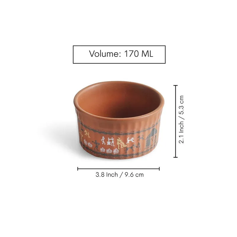Delight Ceramic Snack Bowl (170 mL) - Set Of Four media 6