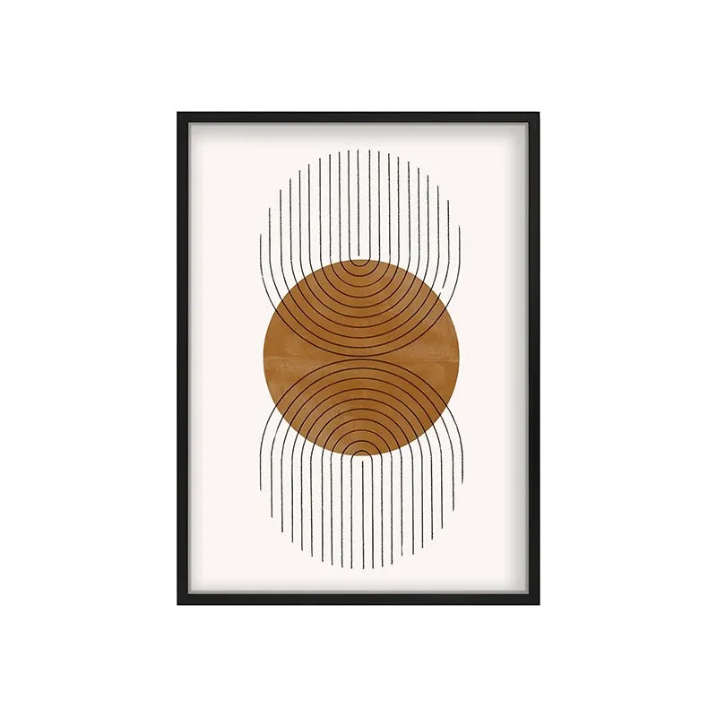 Terra Balance Canvas Wall Painting With Black Frame media 3