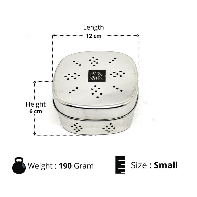 Crest Silver Stainless Steel Container media 8