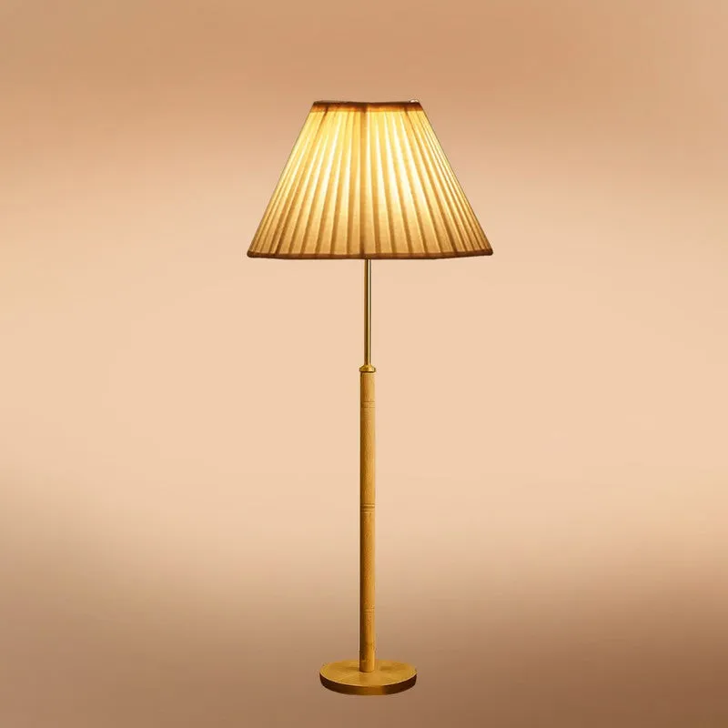 Sand Dune Wooden Floor Lamp - White media 6