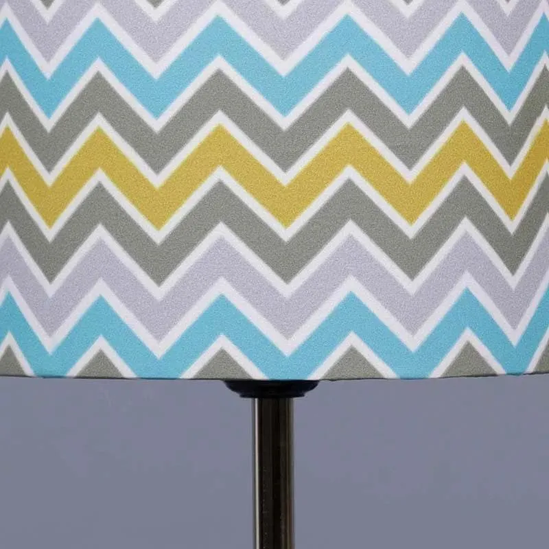 Herringbone Fabric Table Lamp - Multicolor media 7
