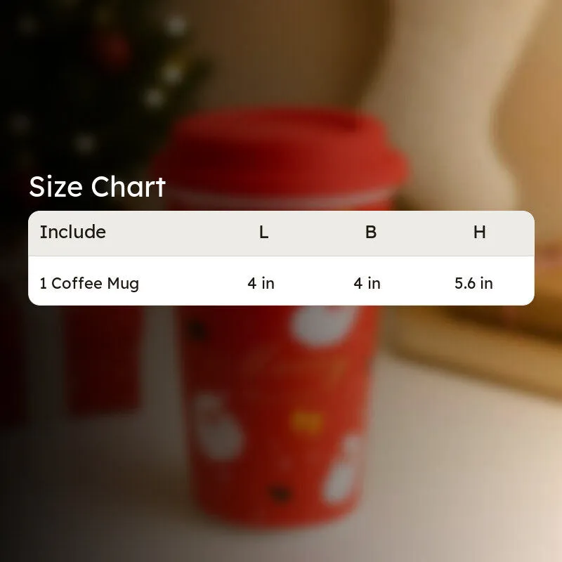 Hoho Ceramic,Silicone Coffee Mug (400 mL) media 6