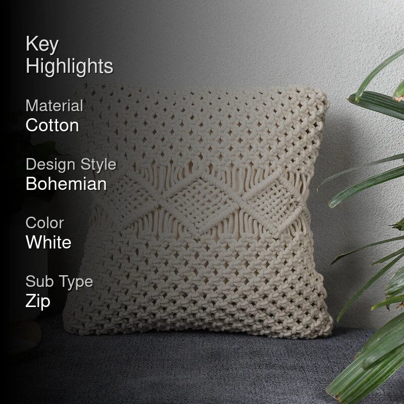 Comme Macrame Cushion Cover media 2