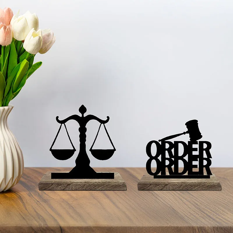 Law and Order Showpiece - Set Of Two media 1