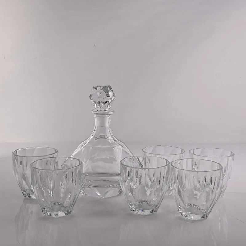 Nectera Decanter & Glass (900 ML/300 ML) - Seven Piece Set media 7