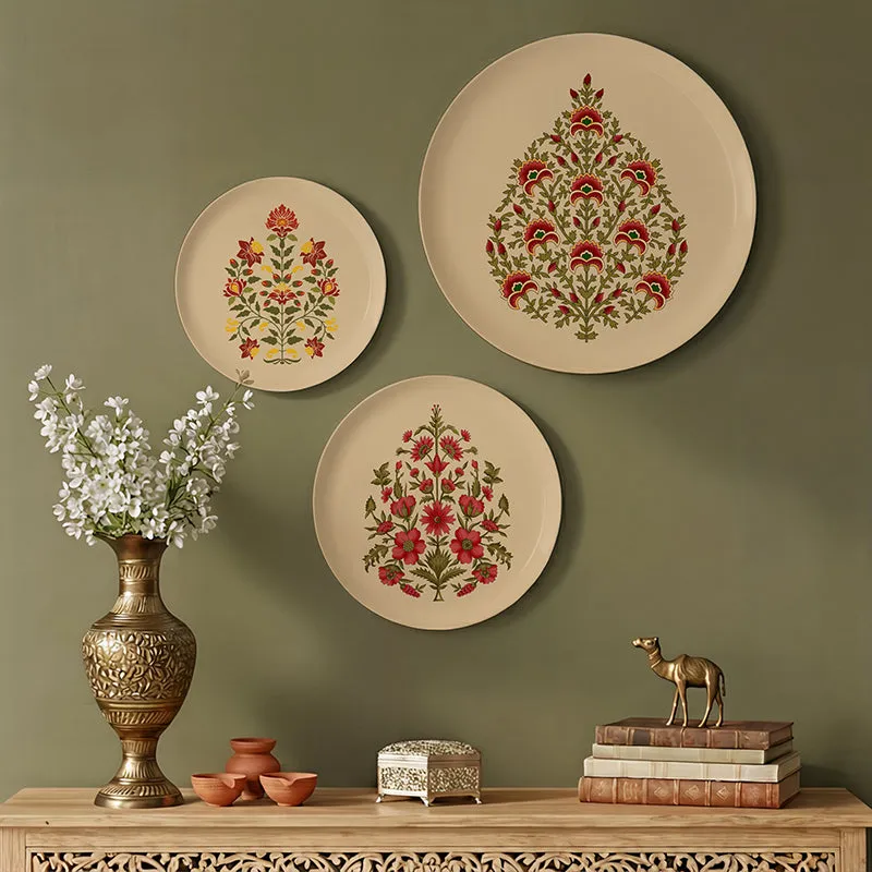 Aurelia Artisan Metal Wall Plates - Set Of Three media 4