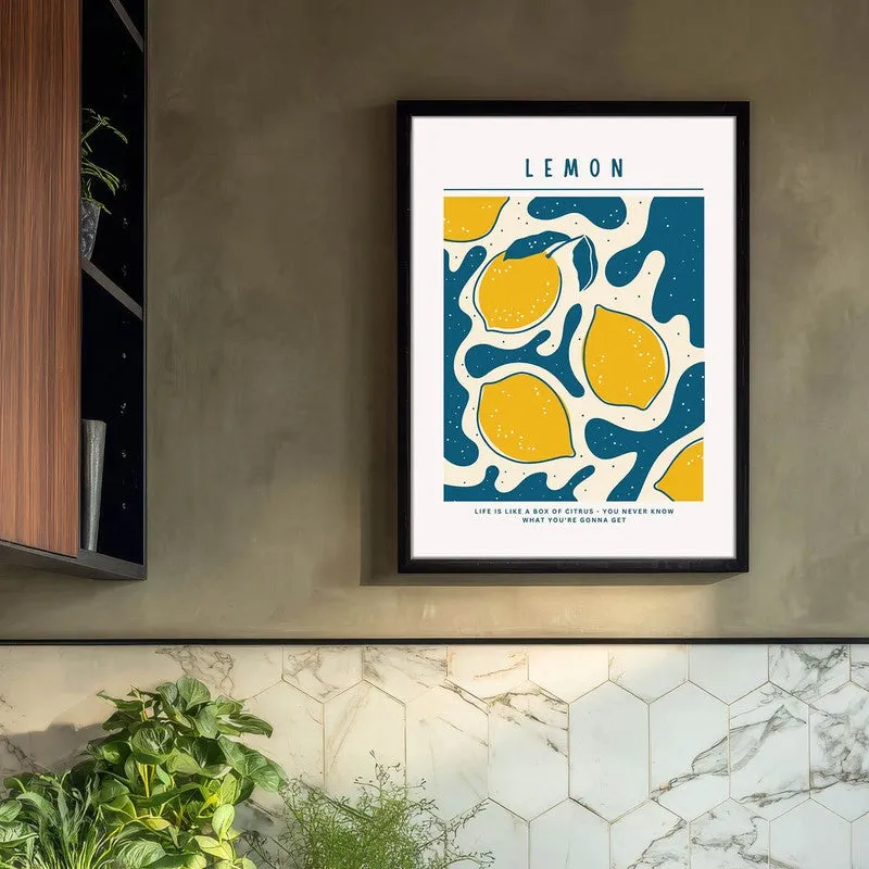 Abstract Lem Archival Canvas Wall Art - Black media 3