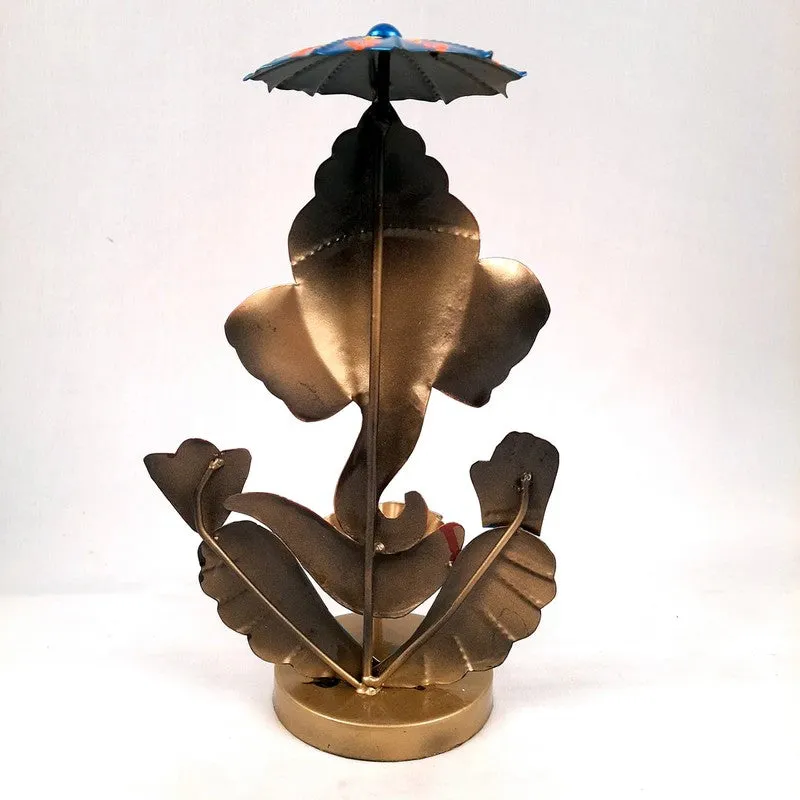 Divine Ganesh Aura IronTealight Candle Holder media 7