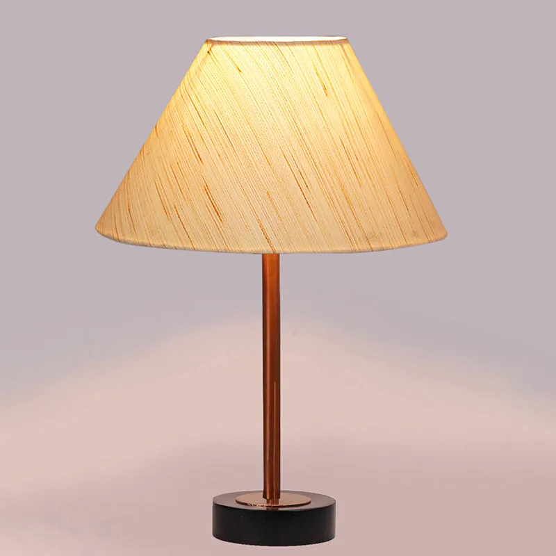Cotin II Rodin Wooden Table Lamp - OffWhite,Copper,Black media 5