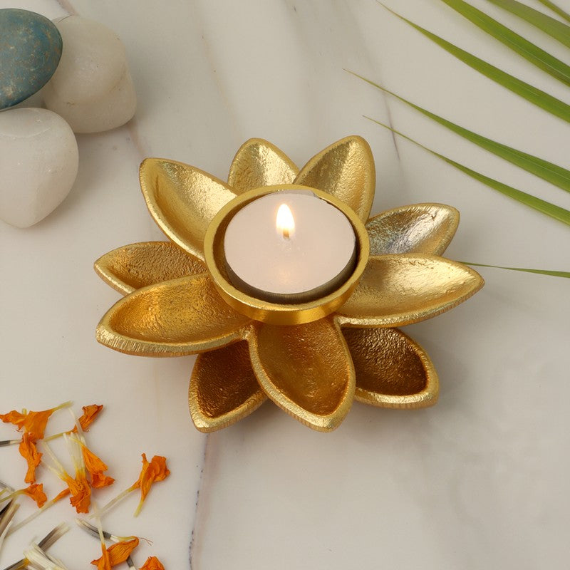 Radiant Petal Tealight Holder