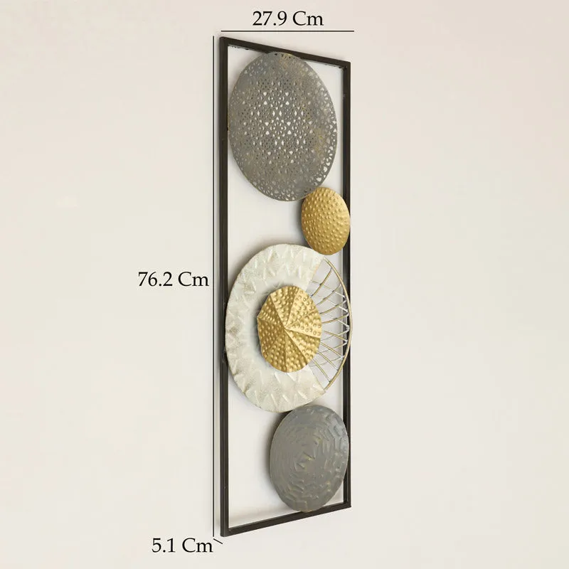 Nastasya Abstract Metal Wall Accent media 5