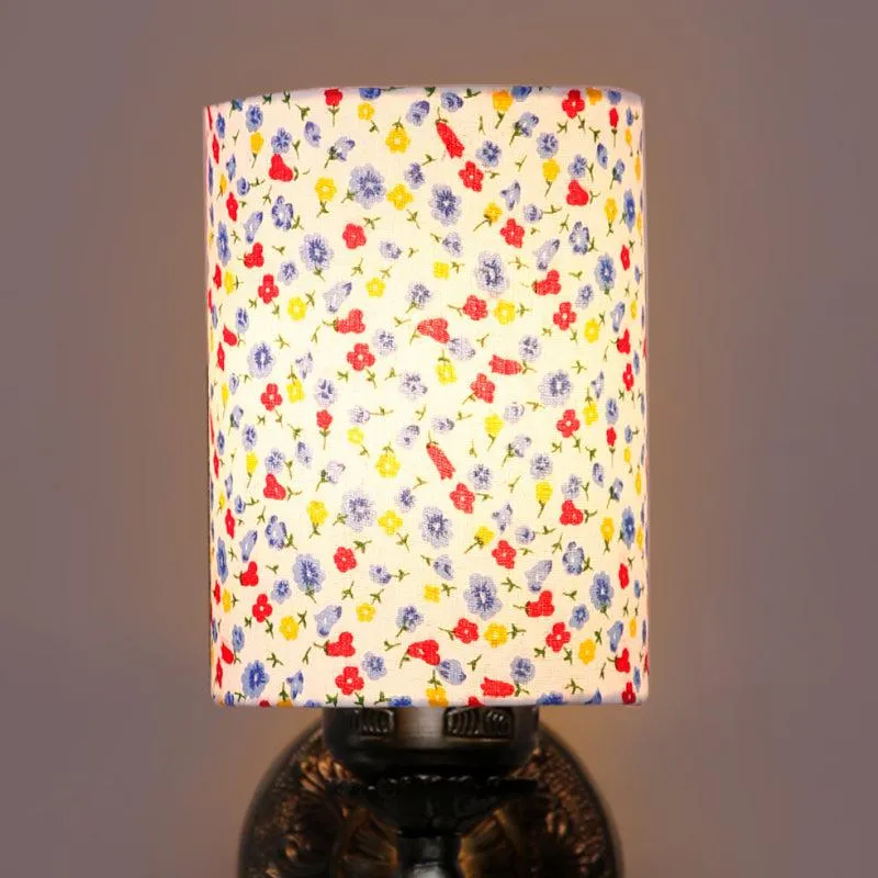 Amro Retro Color Splash Fabric & Metal Wall Lamp media 4