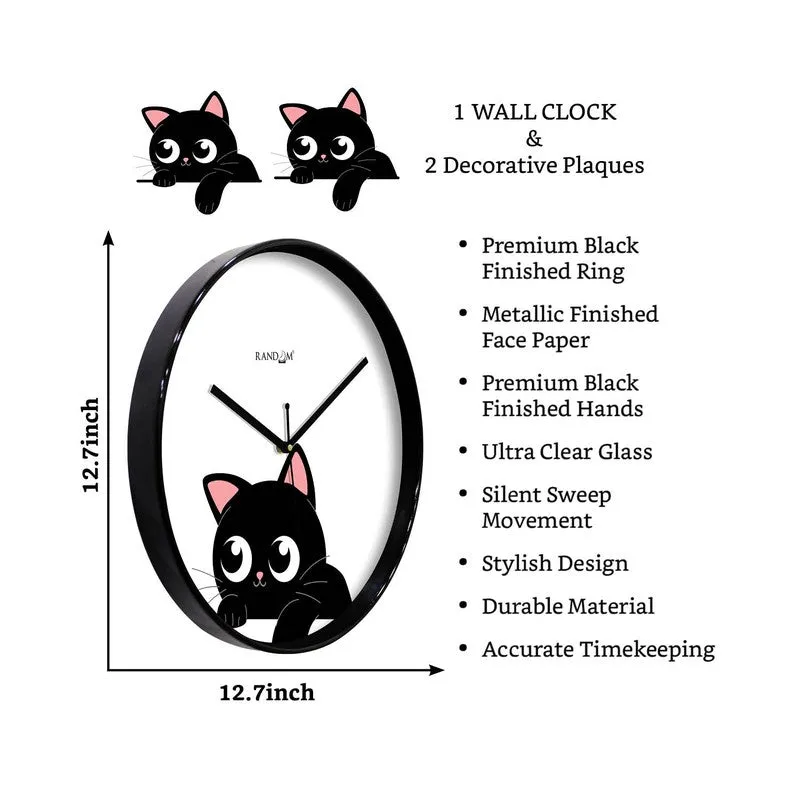 Meow Tick Wall Clock media 9