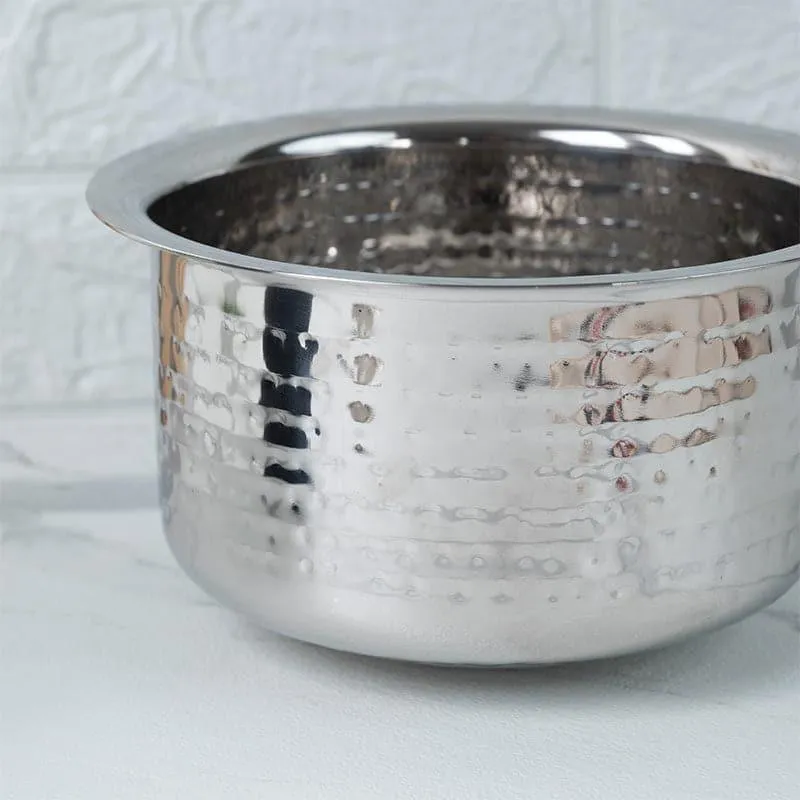 Sizzle Stainless Steel Pateela - 1450 ML / 7 Inches - 4