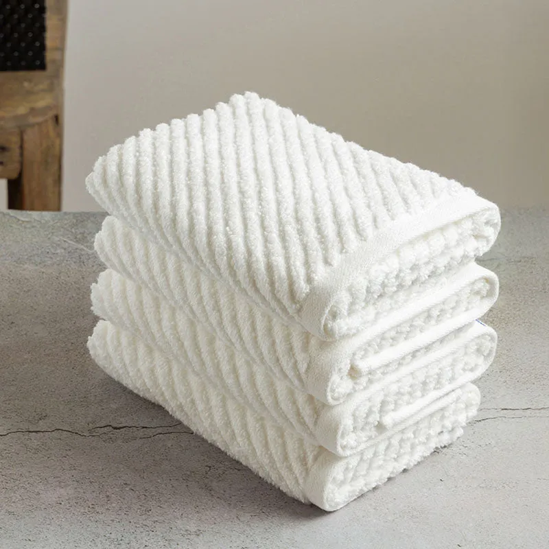 Nautica Riviera Soft Cotton Hand Towel (White) - Set Of Four media 4