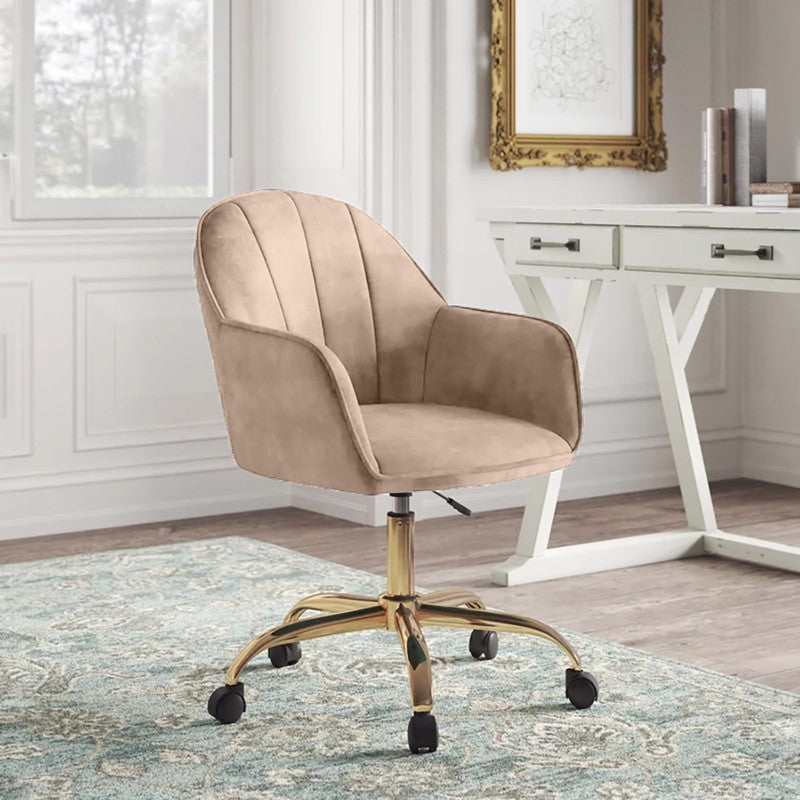 Chairon Metal Office Chair  -  Brown media 3