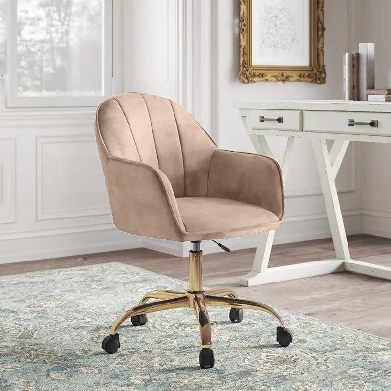 Chairon Metal Office Chair - Brown media 3