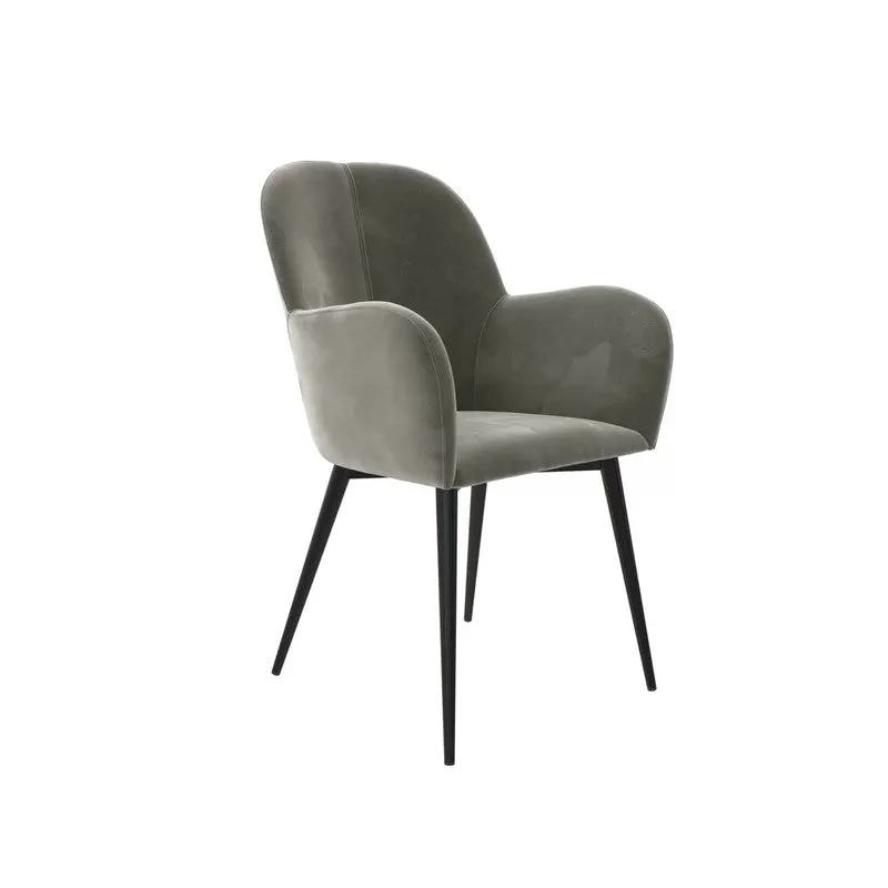 Fernix Metal Accent Chair - Grey media 3
