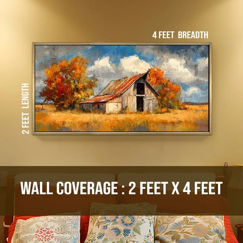 Prairie Edge Canvas Wall Painting With Frame media 8