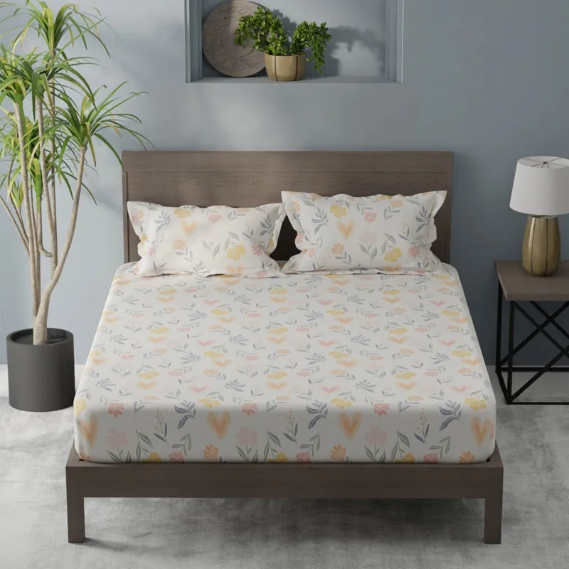 Bloomora Single Microfiber Bedsheet - 120 GSM media 1