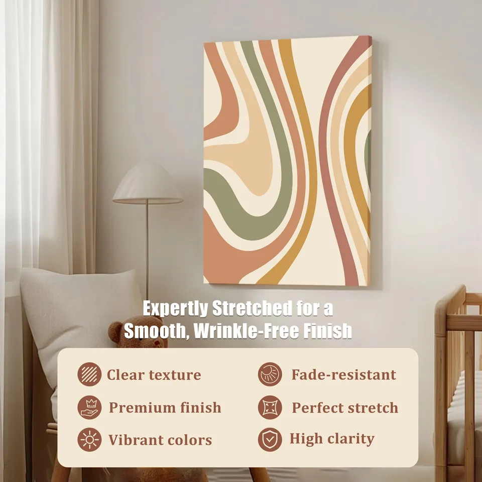 Luna & Linen Cotton Canvas Wall Painting media 6