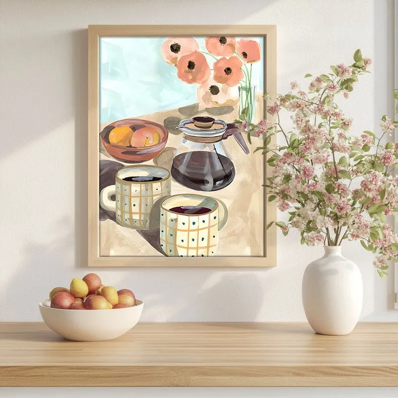 Utensil Artistry Archival Canvas Wall Art - Brown media 1