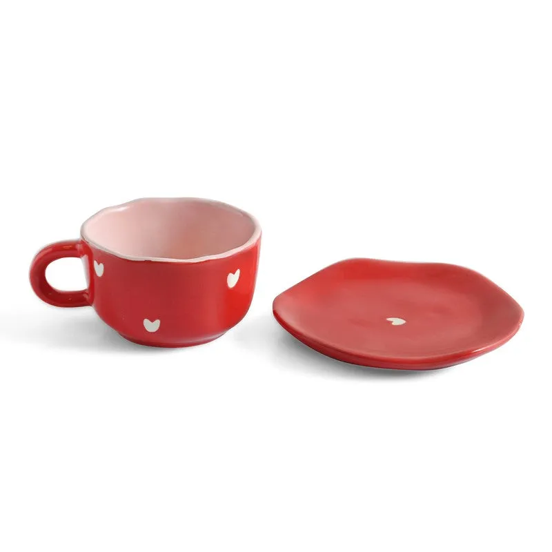 Crimsom Charm Cup & Saucer - 330 ML media 4