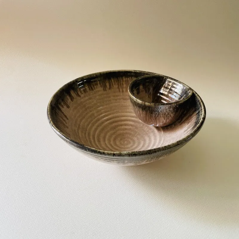 Double Dip Snack Bowl (550 mL) - Pink media 5