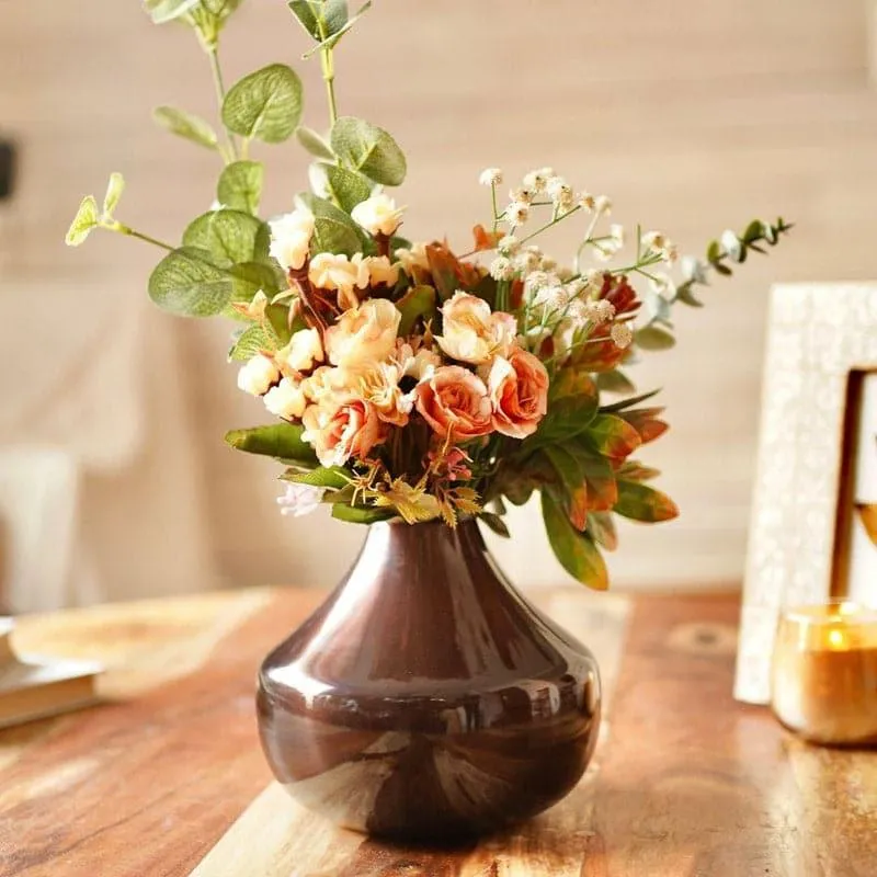 Uleva Metal Vase - Antique Copper media 6