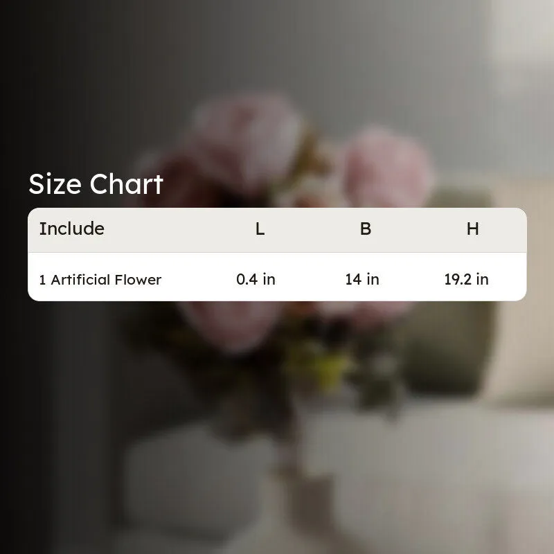AarviDecor Delicate Rose Silk Artificial Flowers media 9