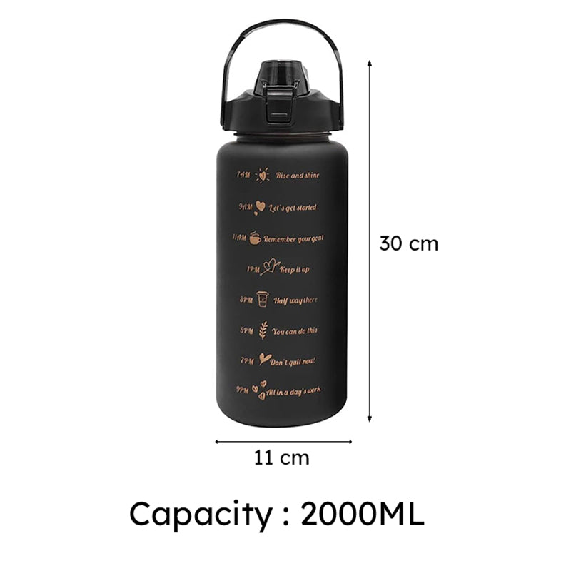 Ombre Sip Water Tumbler (Black) - 2 L media 7