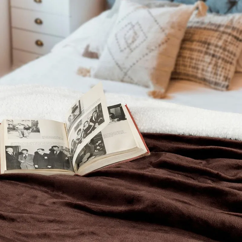 Casselle Reversible Blanket - Coffee Brown media 3