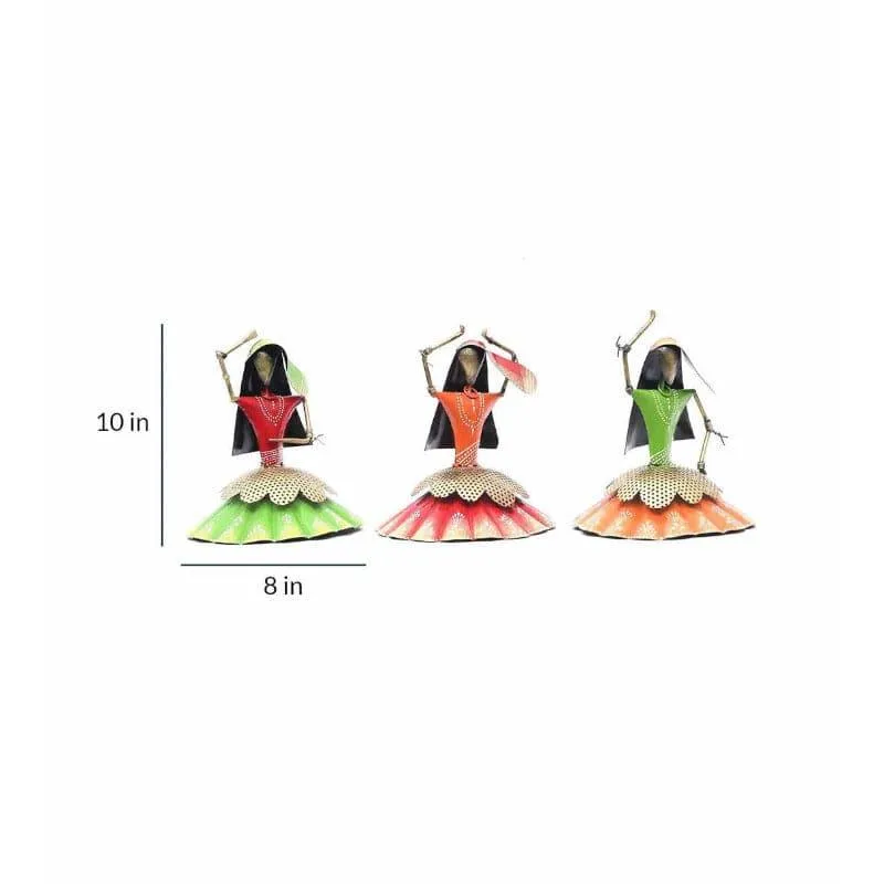 Dandia Dazzle Showpiece - Set Of Three media 4