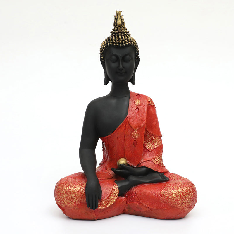 Thinking Buddha Idol - Red media 3