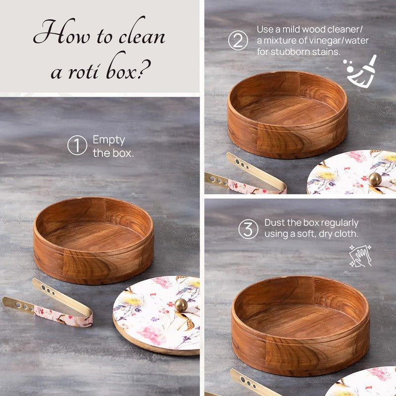 Veronique Roti Box -  White & Brown media 3